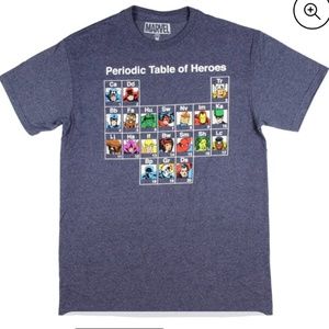 Marvel Periodic Table of Heroes T-shirt